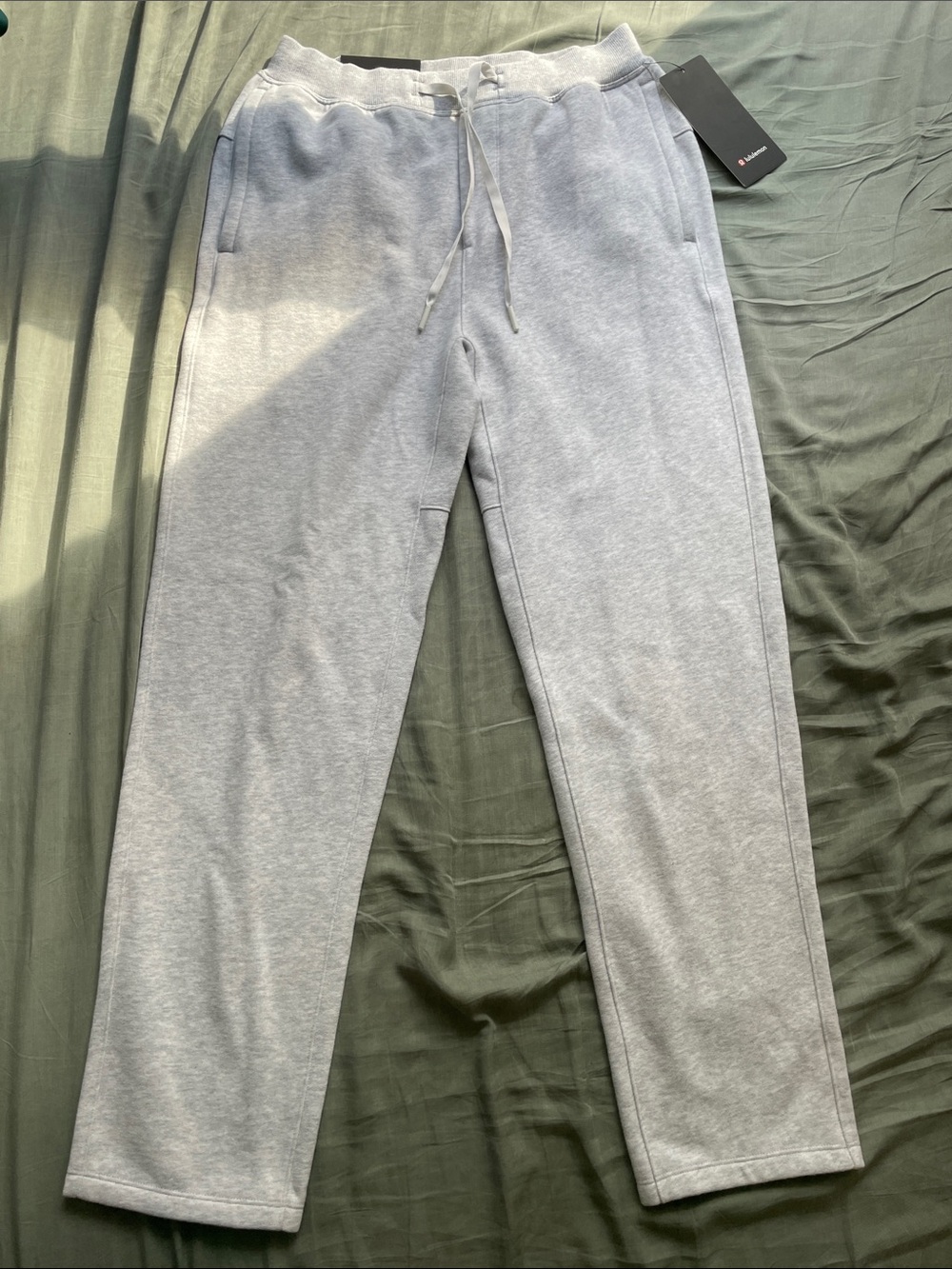 lululemon athletica Men's Light Gray Jogger Sweatpants